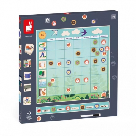 Tableau d'organisation magnétique