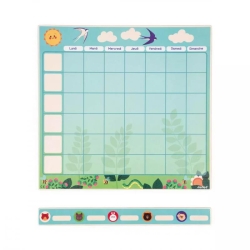 Tableau d'organisation magnétique