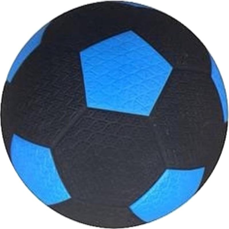 Ballon de football bleu
