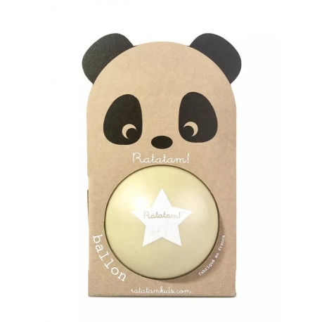 Ratatam - Ballon panda jaune 12 cm