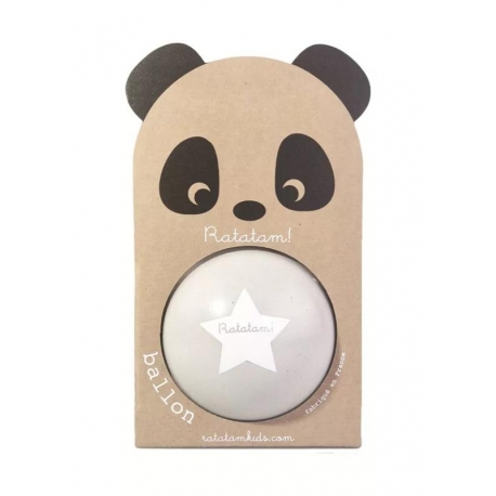 Ratatam - Ballon panda gris 12 cm