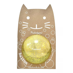 Ratatam - Ballon bulle chat jaune 10 cm