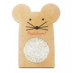 Ratatam - Balle magique souris argent 4 cm