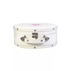 Ratatam -  Valise ronde blanche