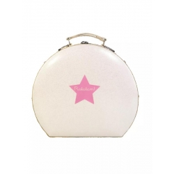 Ratatam - Valise ronde blanche