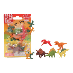 Gommes puzzle Iwako - Dino set 1
