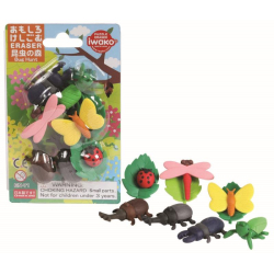 Gommes puzzle Iwako - Chasse aux insectes