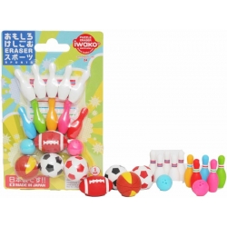 Gommes puzzle Iwako - Sport
