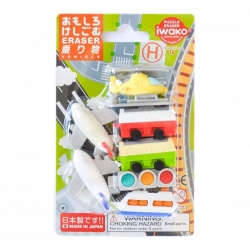 Gommes puzzle Iwako - Véhicules