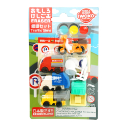 Gommes puzzle Iwako - Panneaux de signalisation