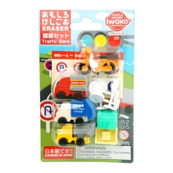 Gommes puzzle Iwako - Panneaux de signalisation