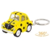Porte-clé voiture Beetle pois à friction