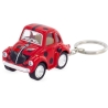 Porte-clé voiture Beetle pois à friction
