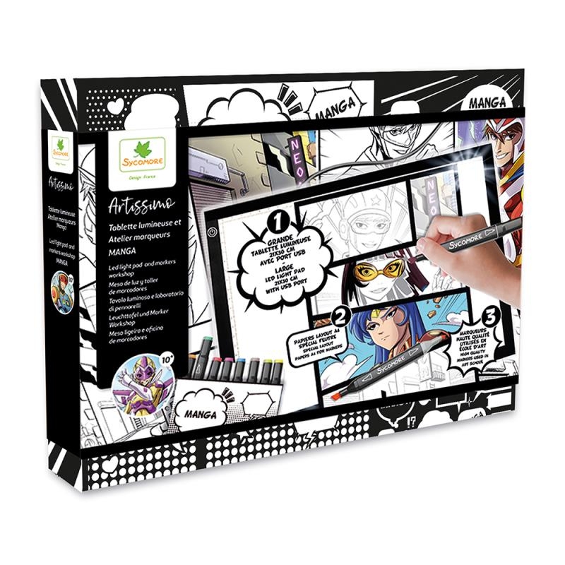 Artissimo - Tablette lumineuse Manga