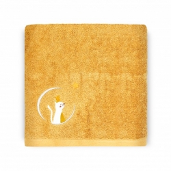 Serviette 100 x100  - Chat caramel