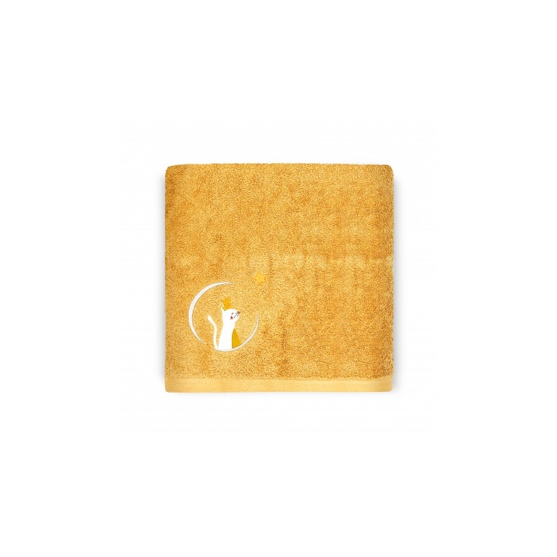 Serviette 100 x100  - Chat caramel