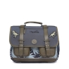 Grand cartable - Grey tropical