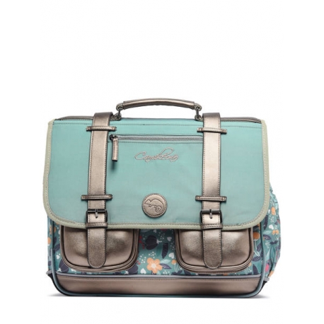 Grand cartable - Green flowers 2023