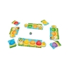 Petites chenilles multicolores