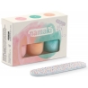 Coffret 3 vernis - Rose bonbon, pêche, vert d'eau