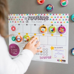 Minimo- Tableau ma routine quotidienne