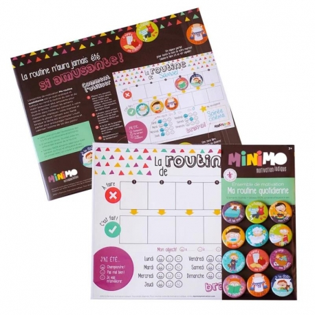 Minimo- Tableau ma routine quotidienne
