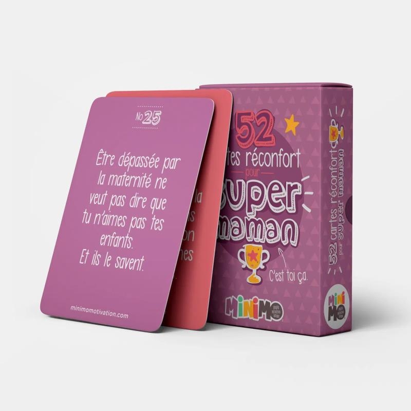 Minimo- 52 cartes réconfort pour super maman