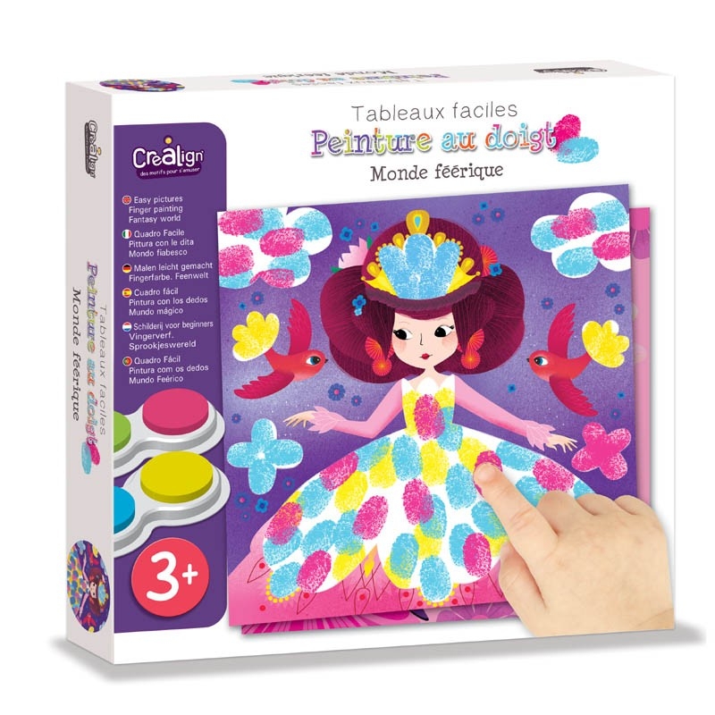 Peinture au doigt - Monde Féérique