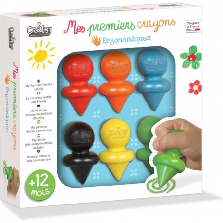 Mes premiers crayons - Formes ergonomiques
