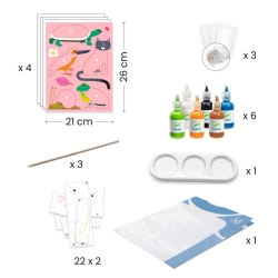 Atelier papier marbré  - Colorful