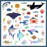 Stickers métallisés - Océan