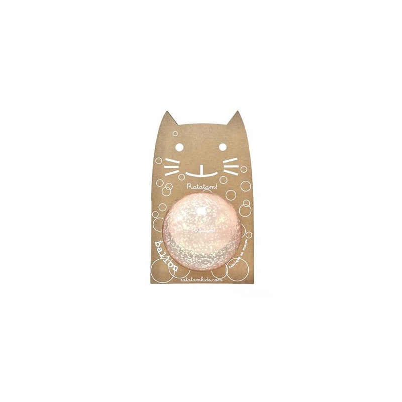Ratatam - Ballon bulle chat rose 15 cm