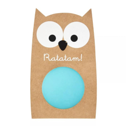Ratatam - Balle magique hibou bleue 6 cm
