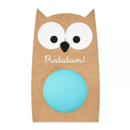 Ratatam - Balle magique hibou bleue 6 cm
