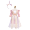 Déguisement - Robe de pégase avec coiffe 7/8 ans