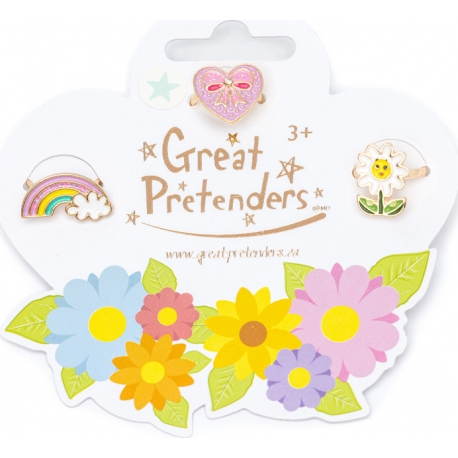 Set de bagues fantaisies - Spring Flowers