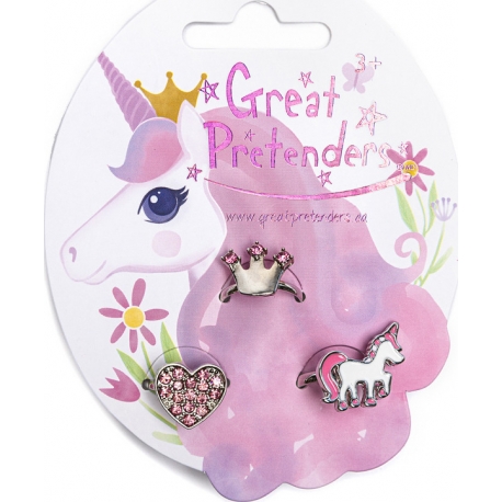 Set de bagues fantaisies - Unicorn
