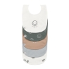Pack de 5 bavoirs - Tiny smile