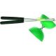 Set de diabolo vert avec baguette alu