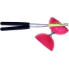 Set de diabolo rose avec baguettes alu