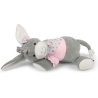 Peluche bruit du coeur âne Emmi