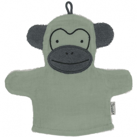 Gant de toilette tetra singe