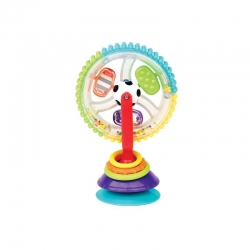 Roue multicolore avec ventouse
