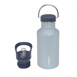 Gourde en inox - Bleu uni