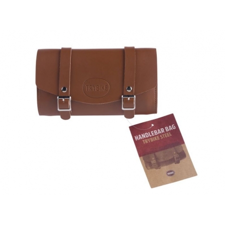 Trybike - Sac de guidon en cuir