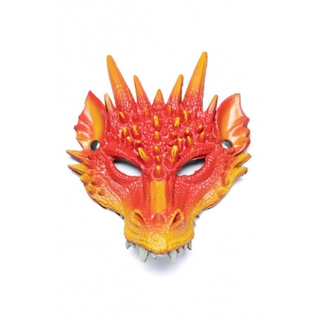 Déguisement - Masque de dragon rouge