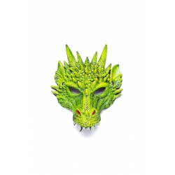 Déguisement - Masque de dragon vert