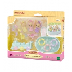 Sylvanian Families - Triplés lapin set bain