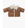 Gordi 34 & 37 cm - Blouson Arthur similicuir marron