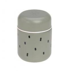 Boîte à lunch thermos - Happy prints vert olive